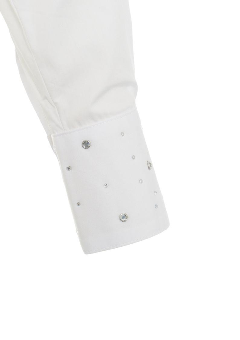 LIU JO Classic Rhinestone-Embellished Blouse for Women