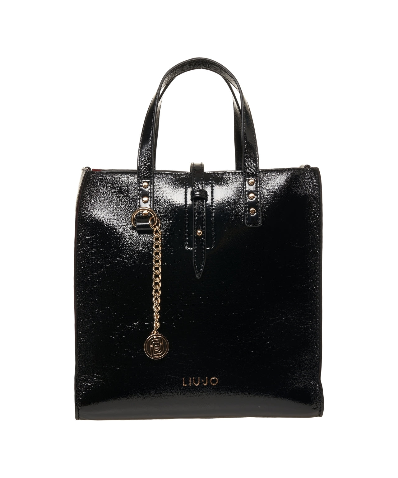 LIU JO Structured Handbag with Gold Accents - 25x25x14 cm