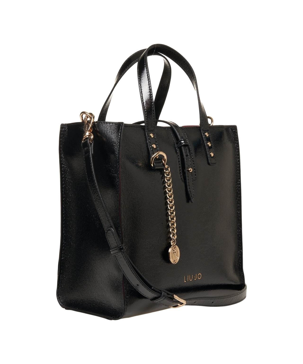 LIU JO Structured Handbag with Gold Accents - 25x25x14 cm