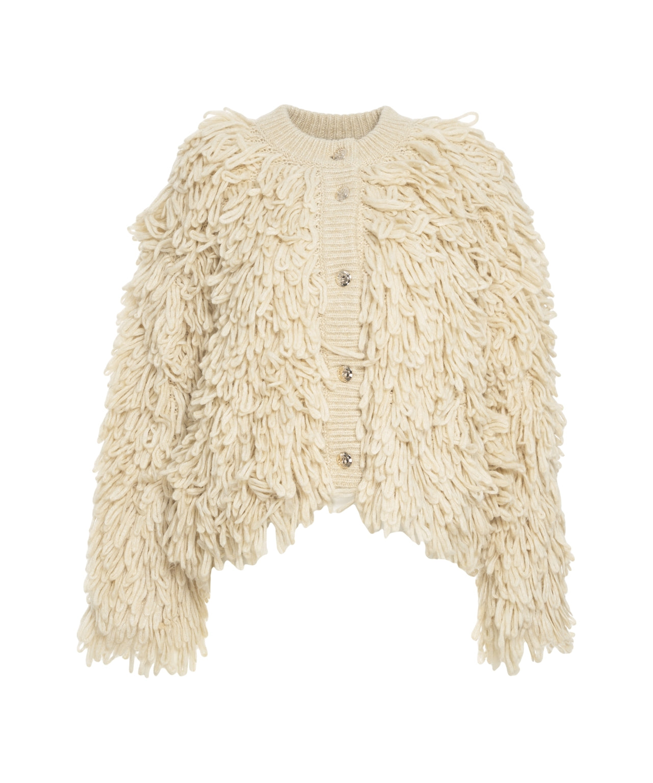 LIU JO Frayed Detail Cardigan for Women - FW25