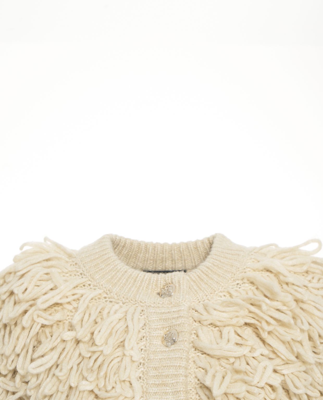 LIU JO Frayed Detail Cardigan for Women - FW25