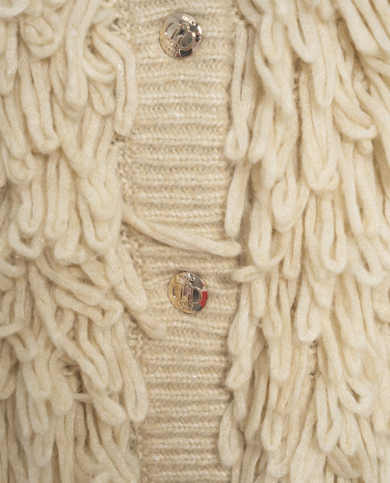LIU JO Frayed Detail Cardigan for Women - FW25