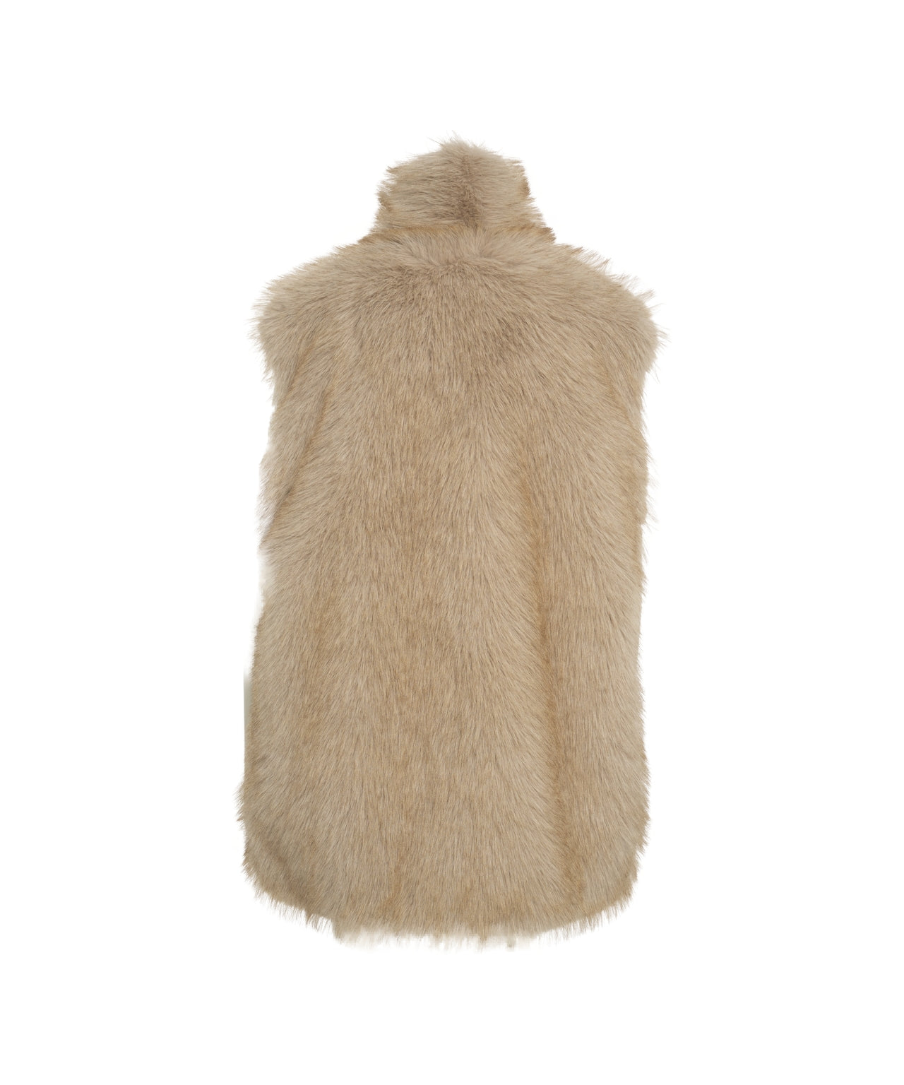 LIU JO Chic Faux Fur Gilet with High Collar for Women