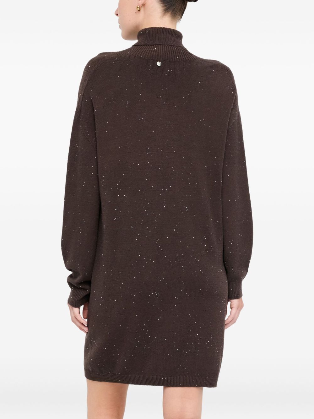 LIU JO Chic High Collar Mini Dress for Women