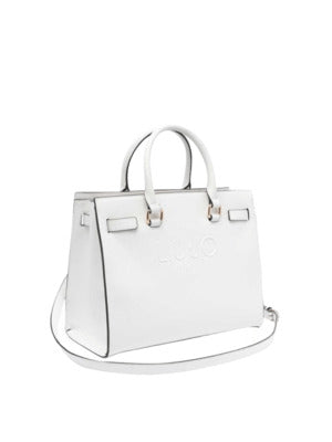 LIU JO Iconic Shoulder Handbag with Tone-on-Tone Logo - Spring/Summer 25