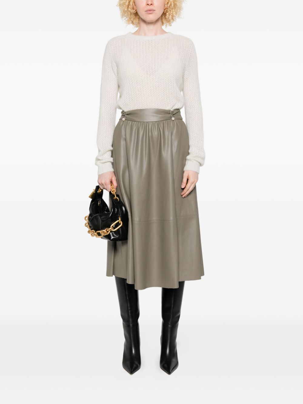 LIU JO Chic Alpaca Blend Sweater for Women