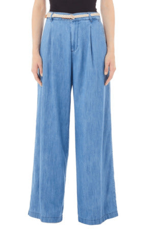 LIU JO Light Denim Trousers for Women