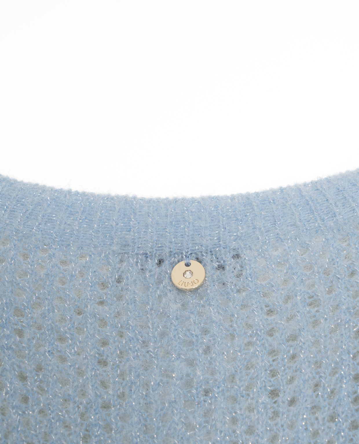 LIU JO Elegant Knit Sweater with Round Neck for Women