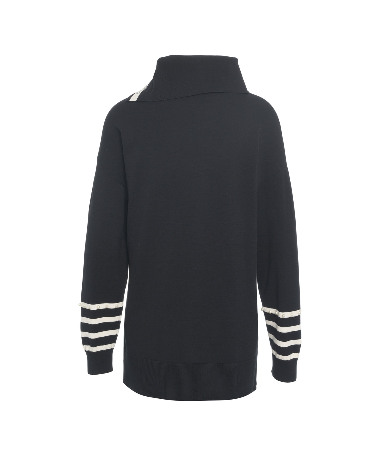 LIU JO Modern High Neck Pullover with Logo Detail