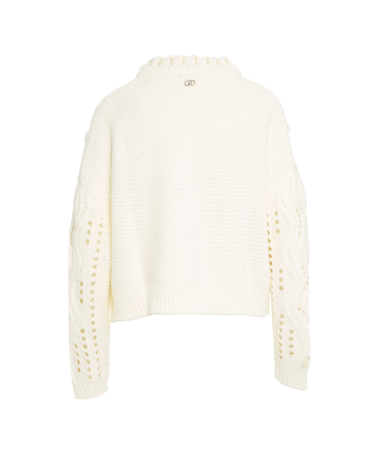 LIU JO Charming Cable Knit Sweater for Women