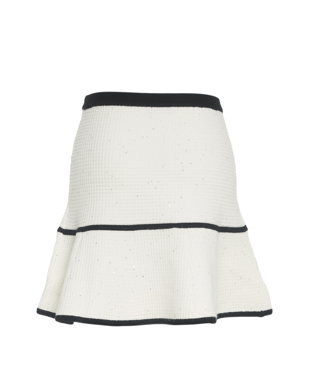 LIU JO Elegant Mini Skirt with Ruffle Hem for Women - FW25