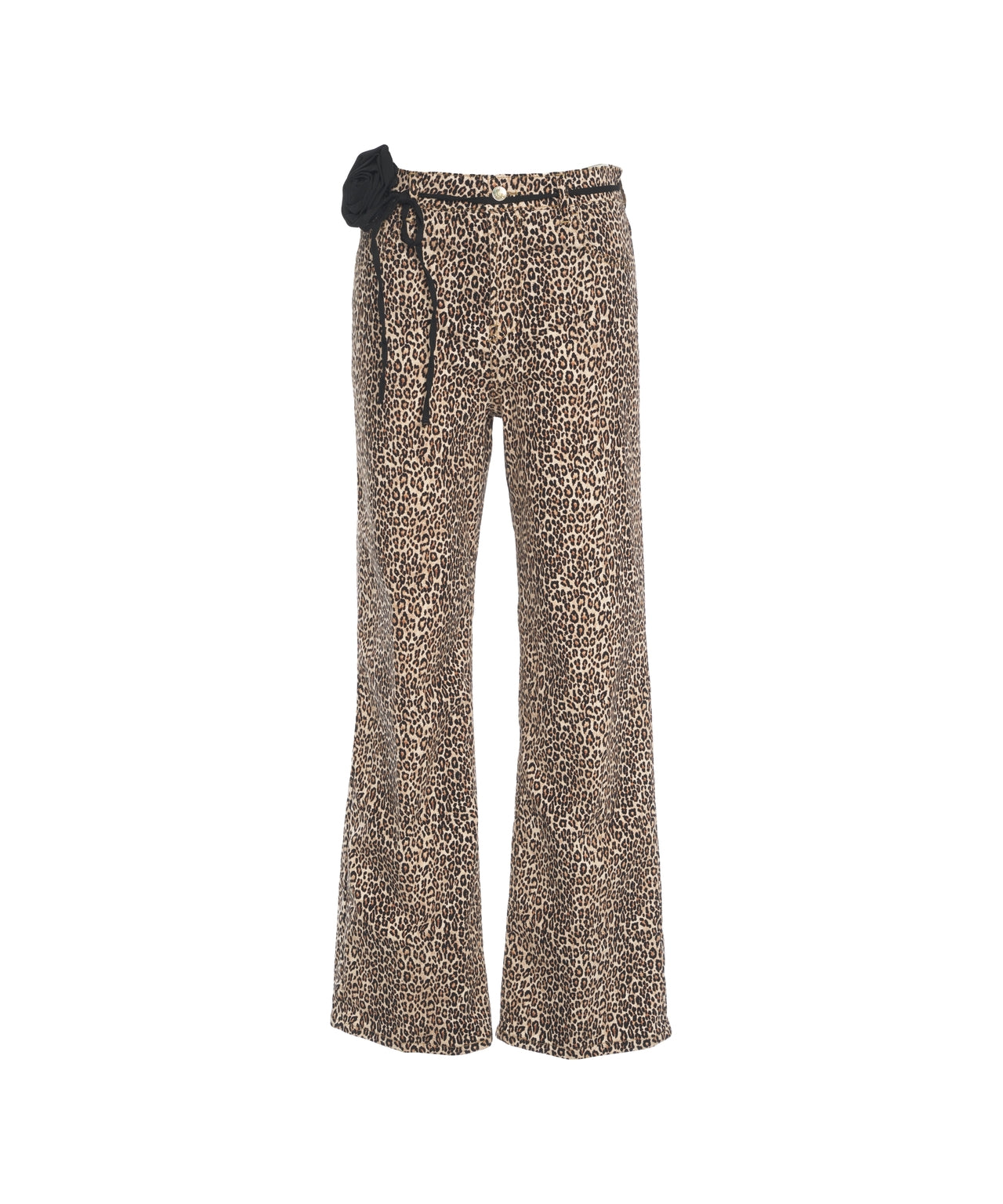 LIU JO Stylish Animal Print Trousers for Women - Fall Winter 2025