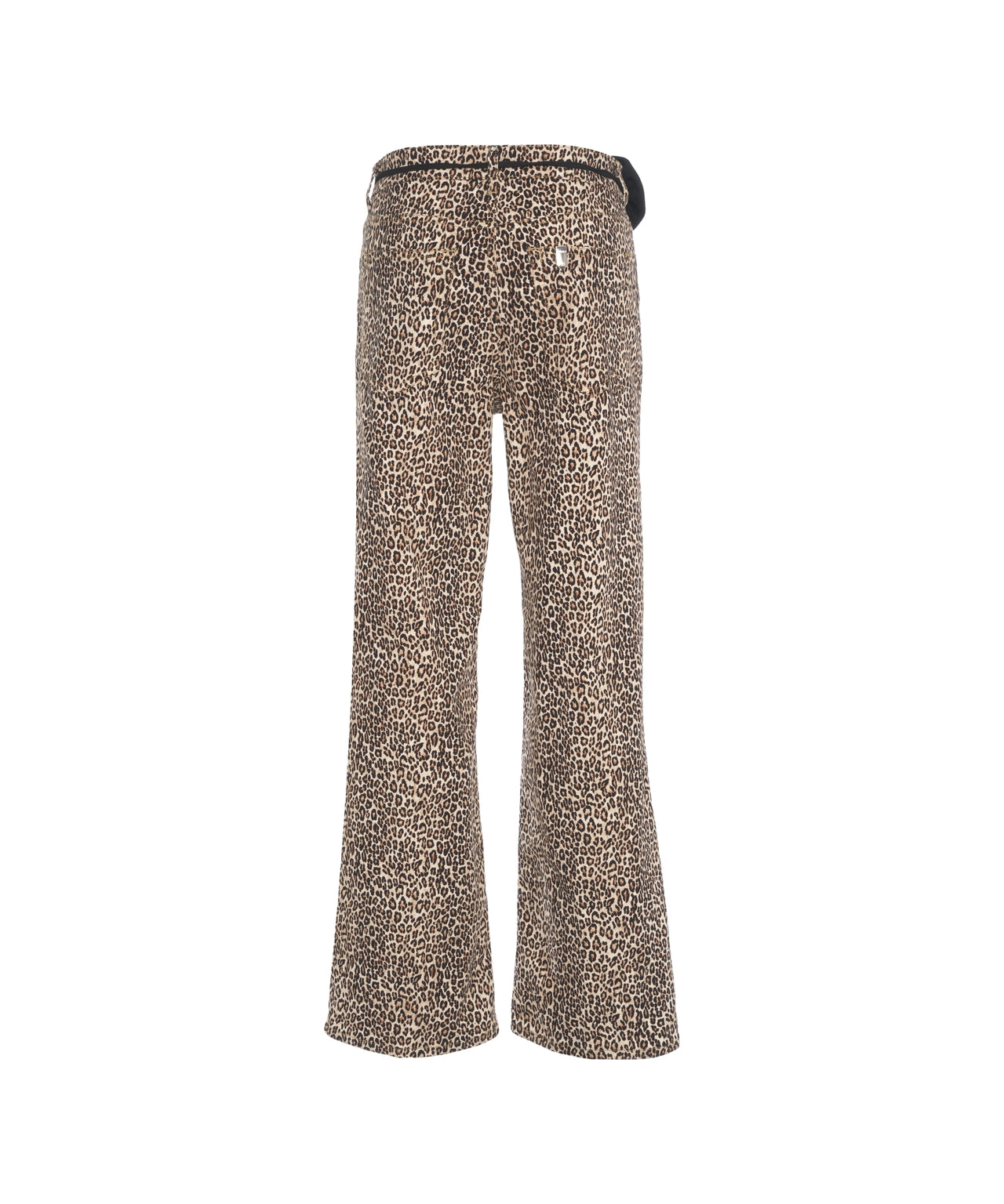 LIU JO Stylish Animal Print Trousers for Women - Fall Winter 2025
