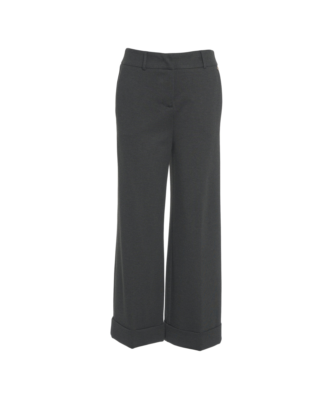 LIU JO Chic Wide-Leg Cropped Pants