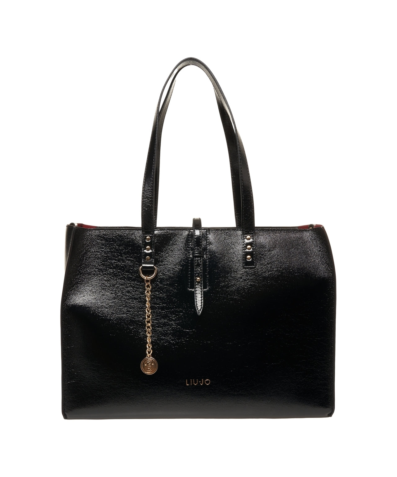 LIU JO Chic Faux Leather Shopper Handbag - 40 x 28 x 15 cm