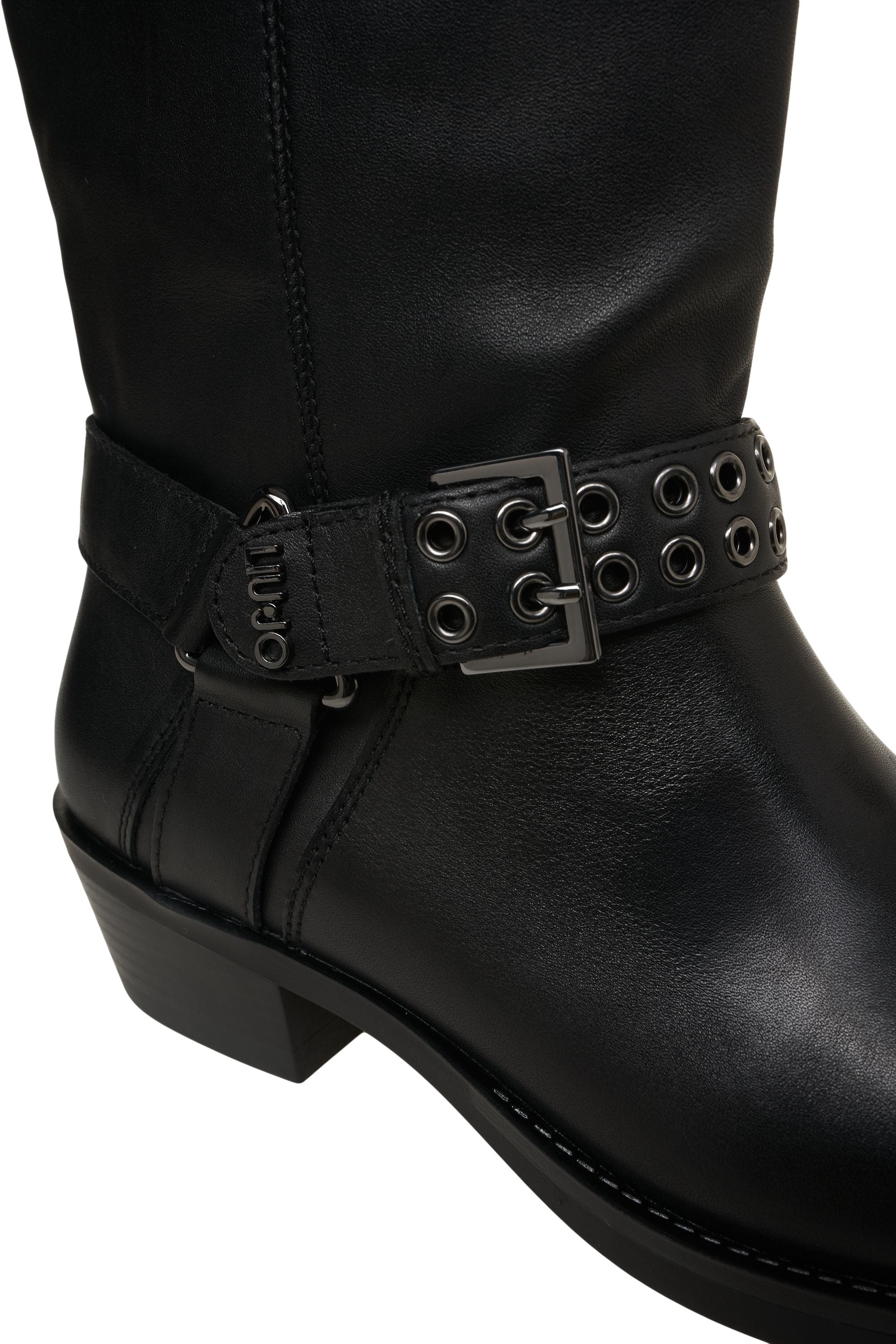 LIU JO Elegant Ankle Boots with Distinctive Strap - FW25