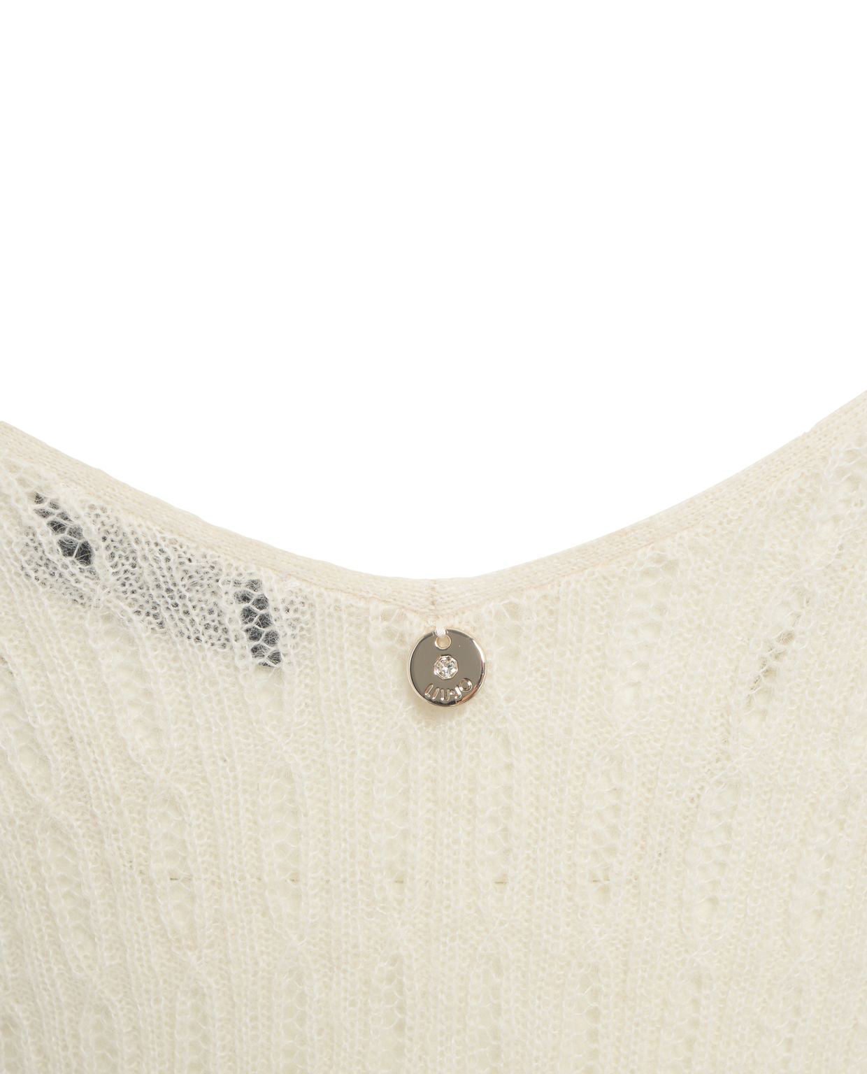 LIU JO Elegant Deep V-Neck Knit Top for Women