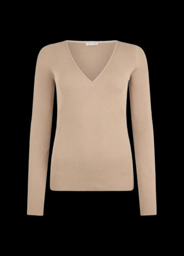 LIU JO WHITE Stylish V-Neck Long Sleeve Sweatshirt