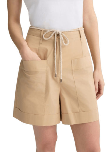 LIU JO WHITE Chic Mini Bermudas for Women