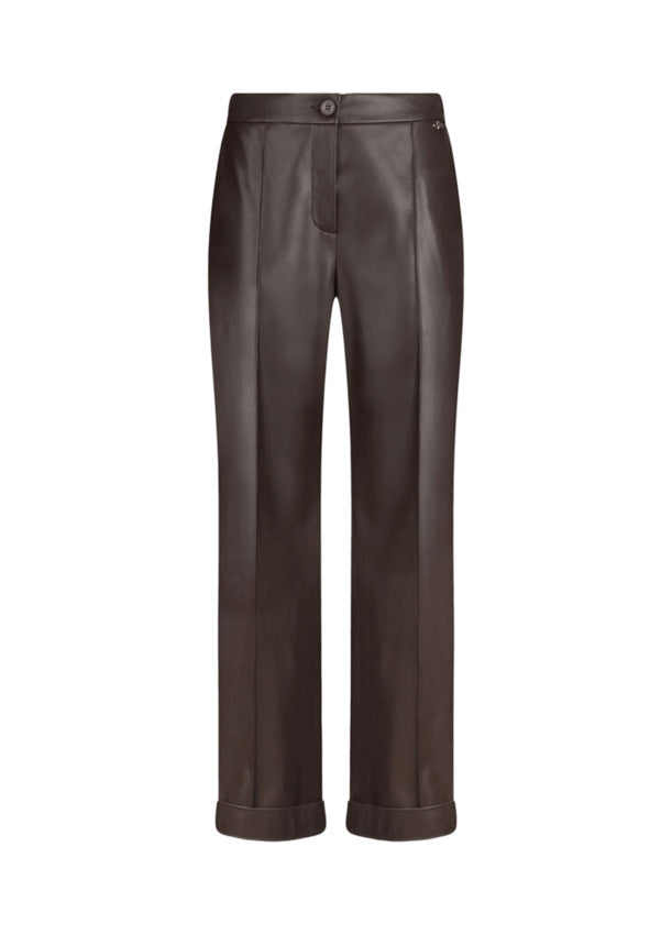 LIU JO WHITE Chic Coated Trousers for Women - FW25