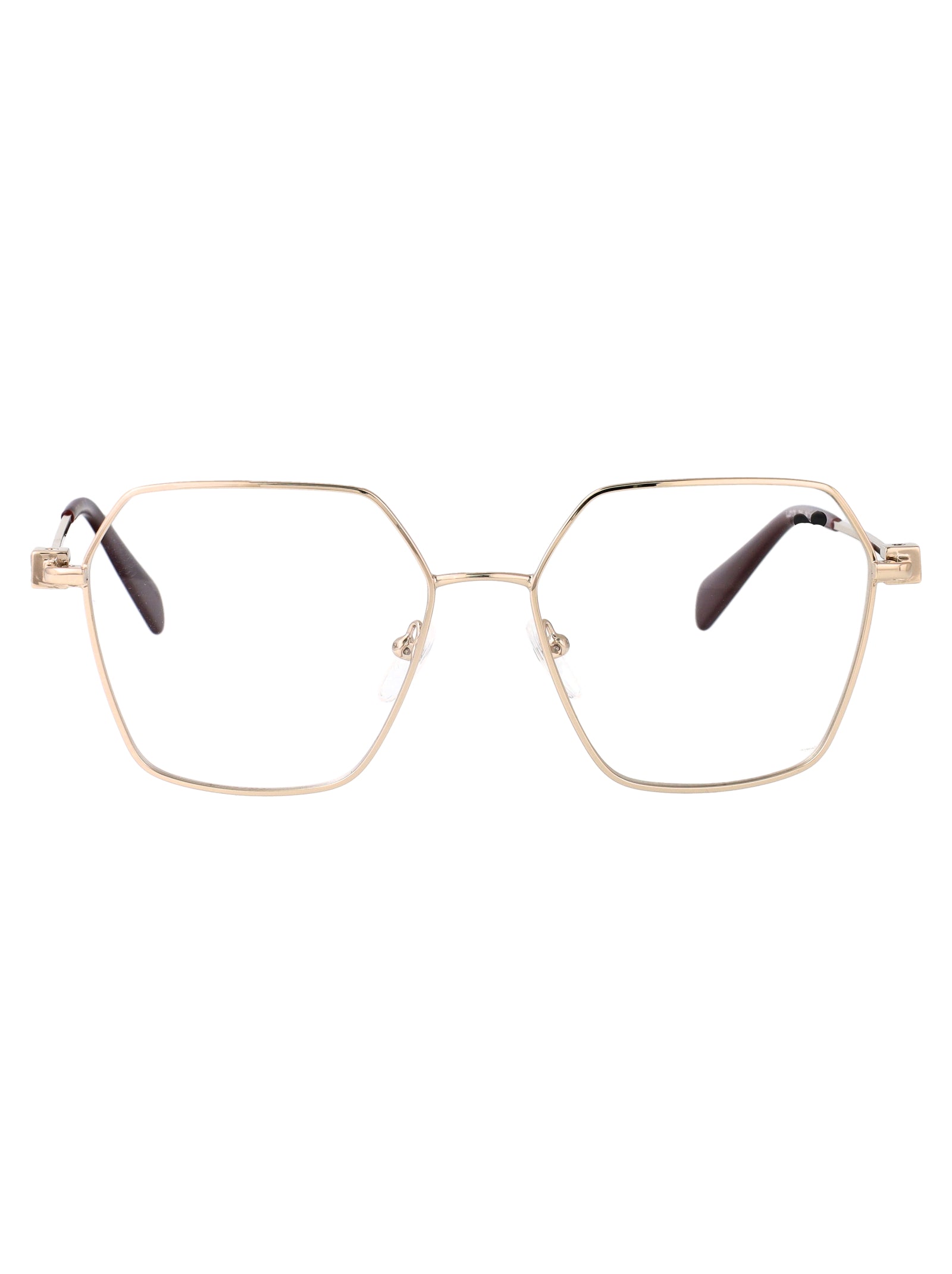 LIU JO Shiny Metal Optical Glasses for Women