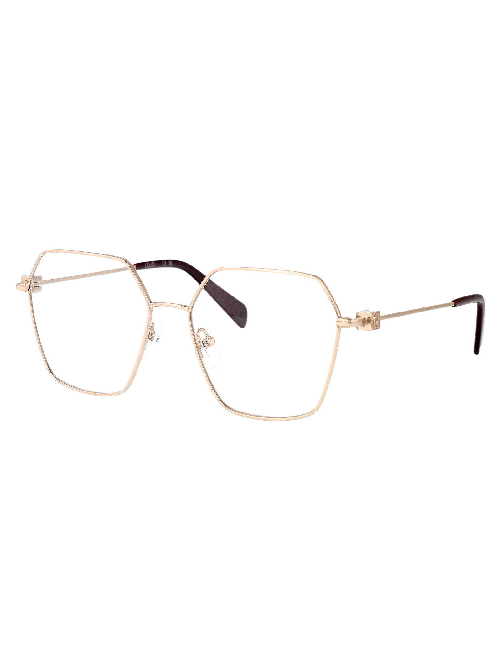 LIU JO Shiny Metal Optical Glasses for Women