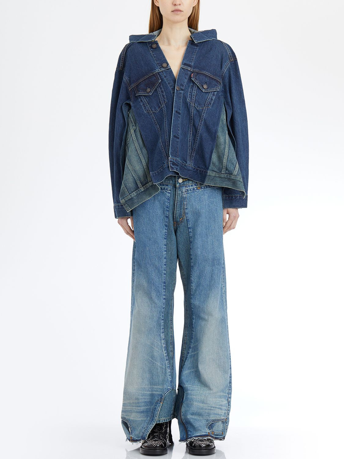 JUNYA WATANABE Oversized Denim Jacket - Short Fit for Women