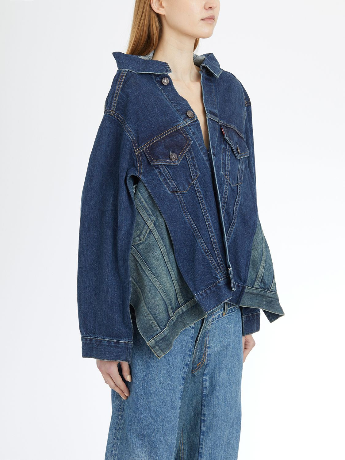 JUNYA WATANABE Oversized Denim Jacket - Short Fit for Women