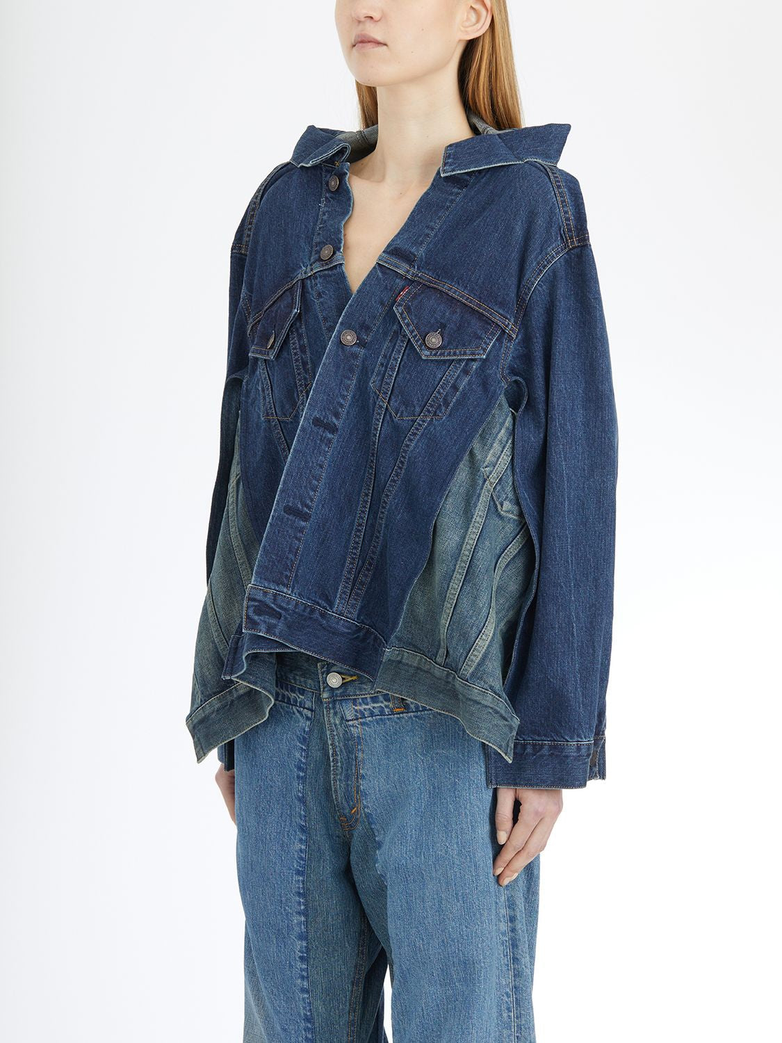 JUNYA WATANABE Oversized Denim Jacket - Short Fit for Women