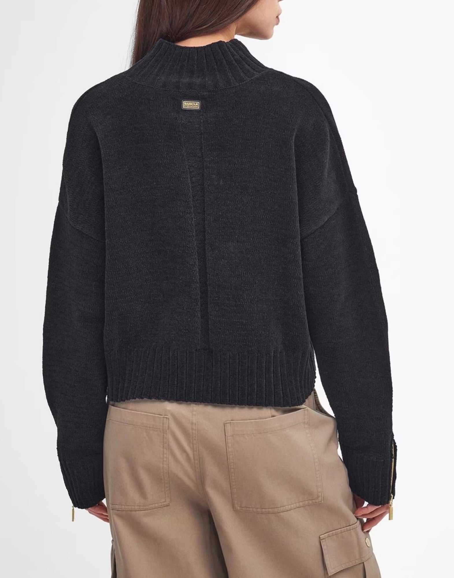 BARBOUR High Neck Knit Sweater for Women
