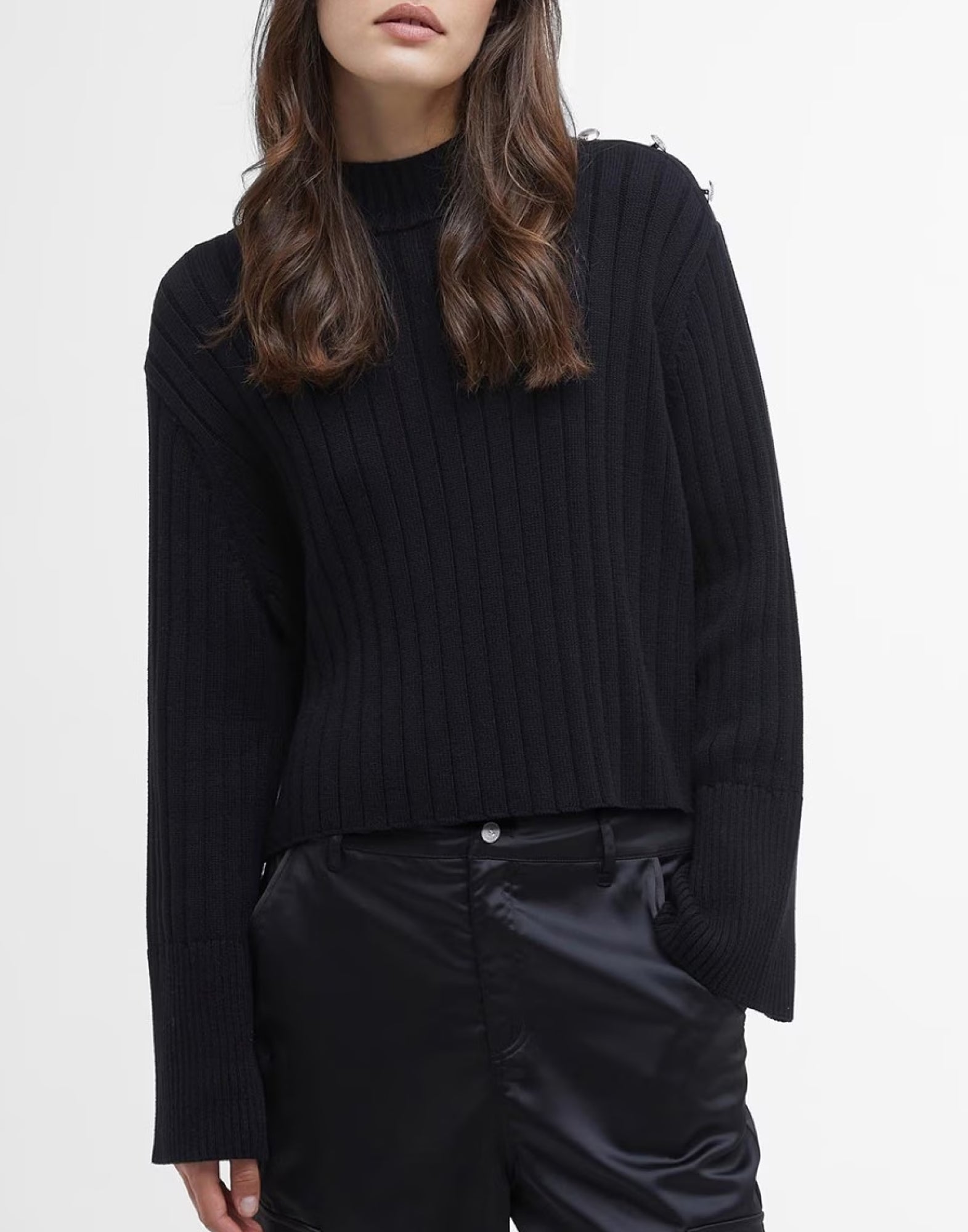 BARBOUR Delia Long Sleeve Knit Sweater for Women