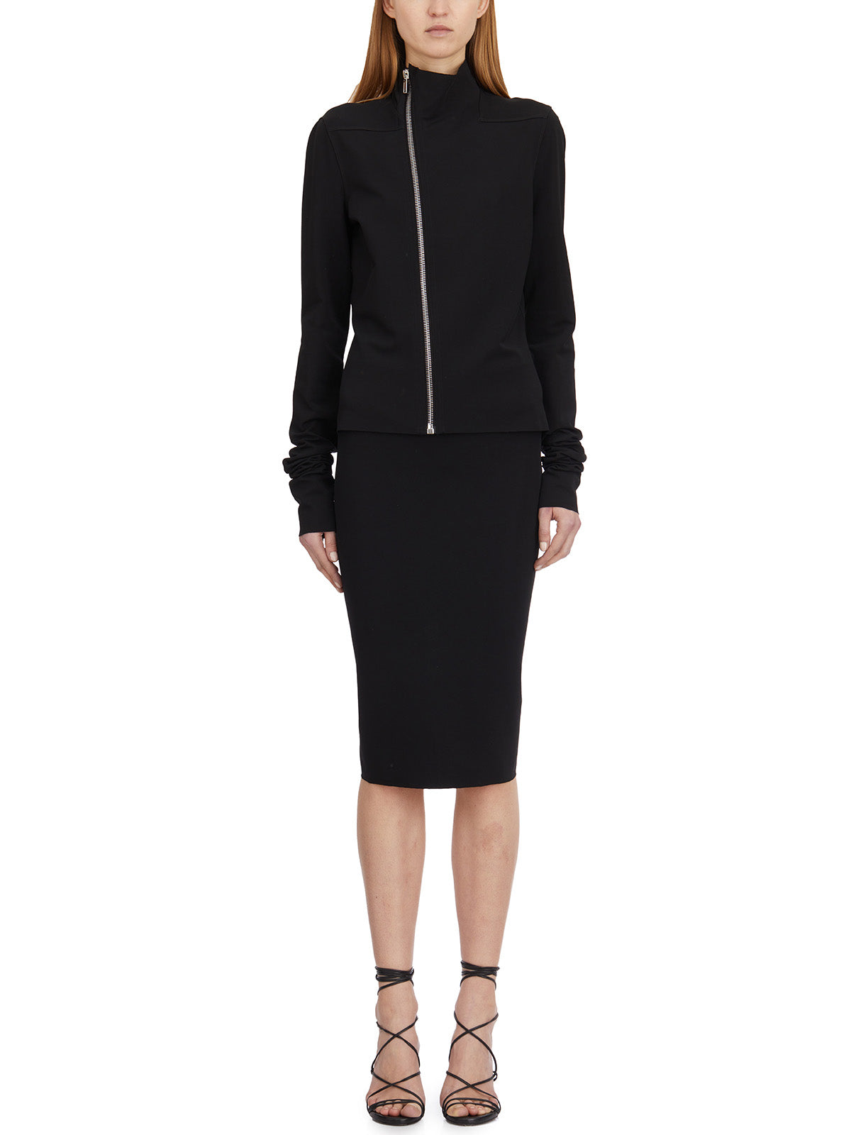 RICKOWENSLILIES Pillar Mini Skirt with Back Slit - Size 40