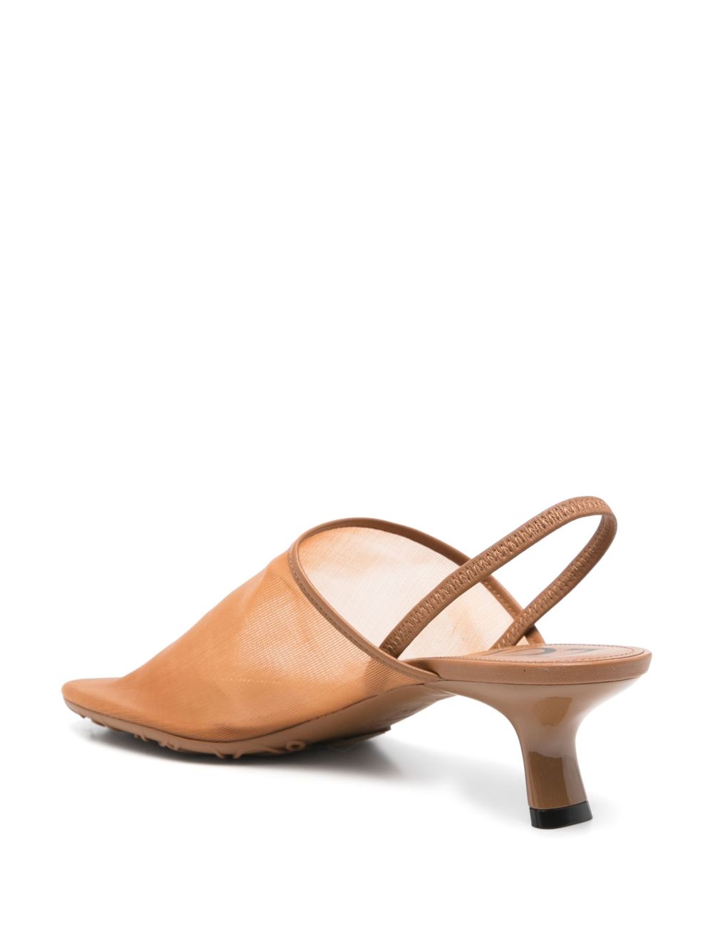 LOEWE Women’s Slip-On Slingback Sandals with Kitten Heel