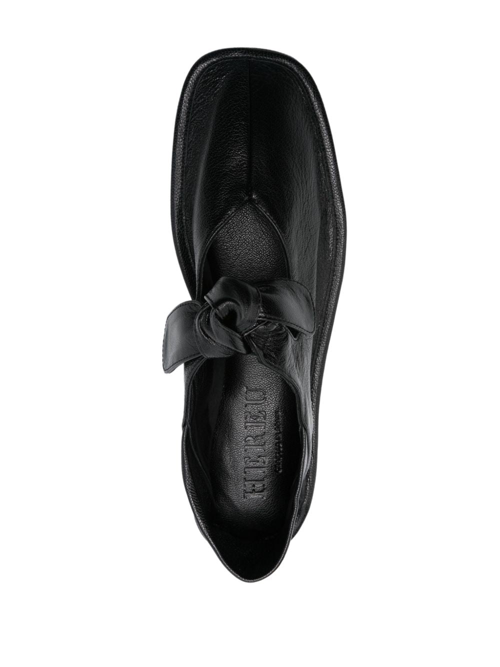 HEREU Leather Ballerina Flats