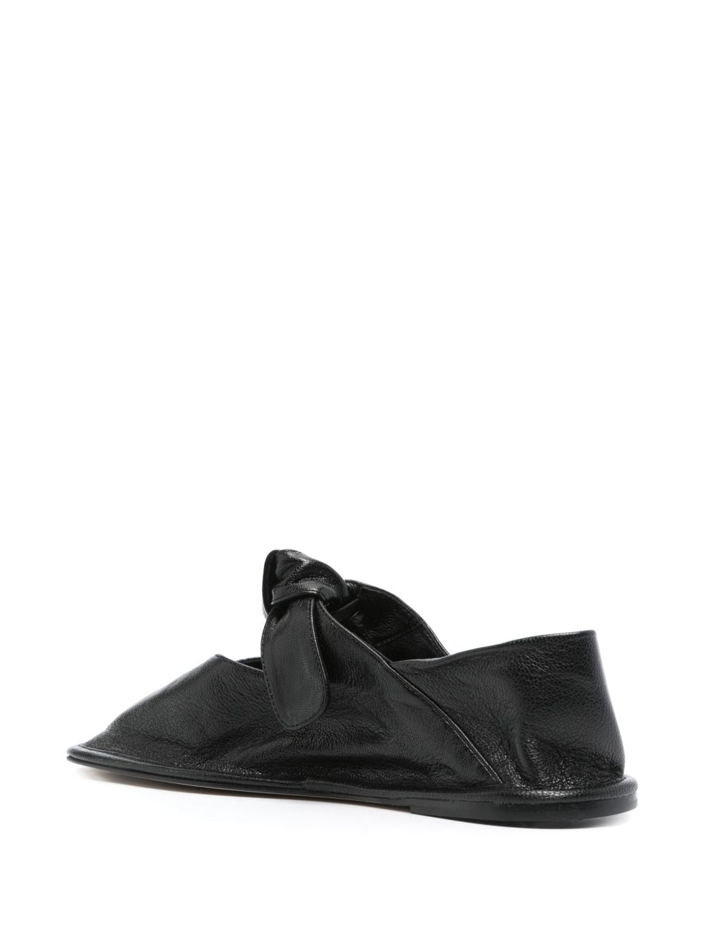 HEREU Leather Ballerina Flats