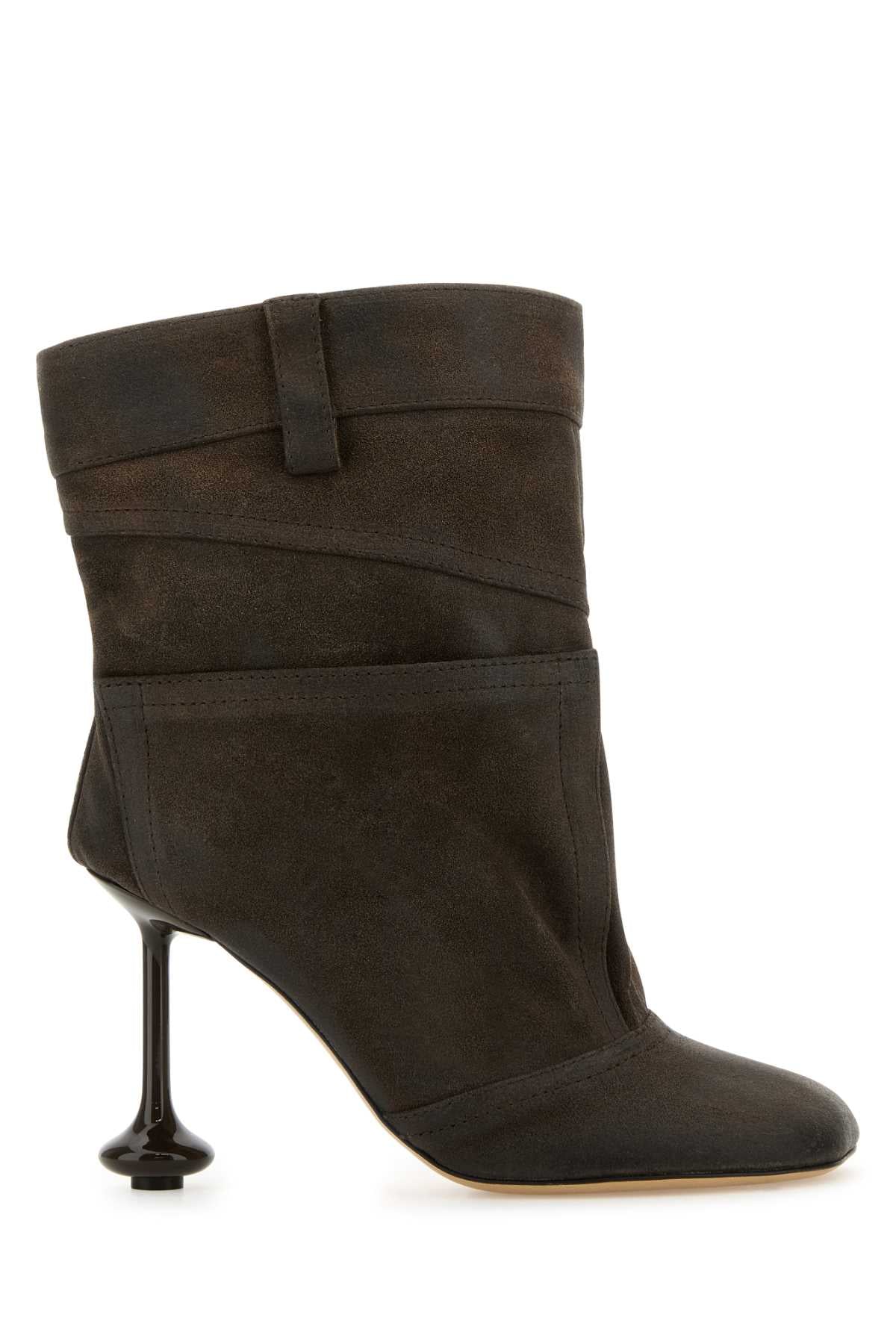 LOEWE Suede Ankle Boots