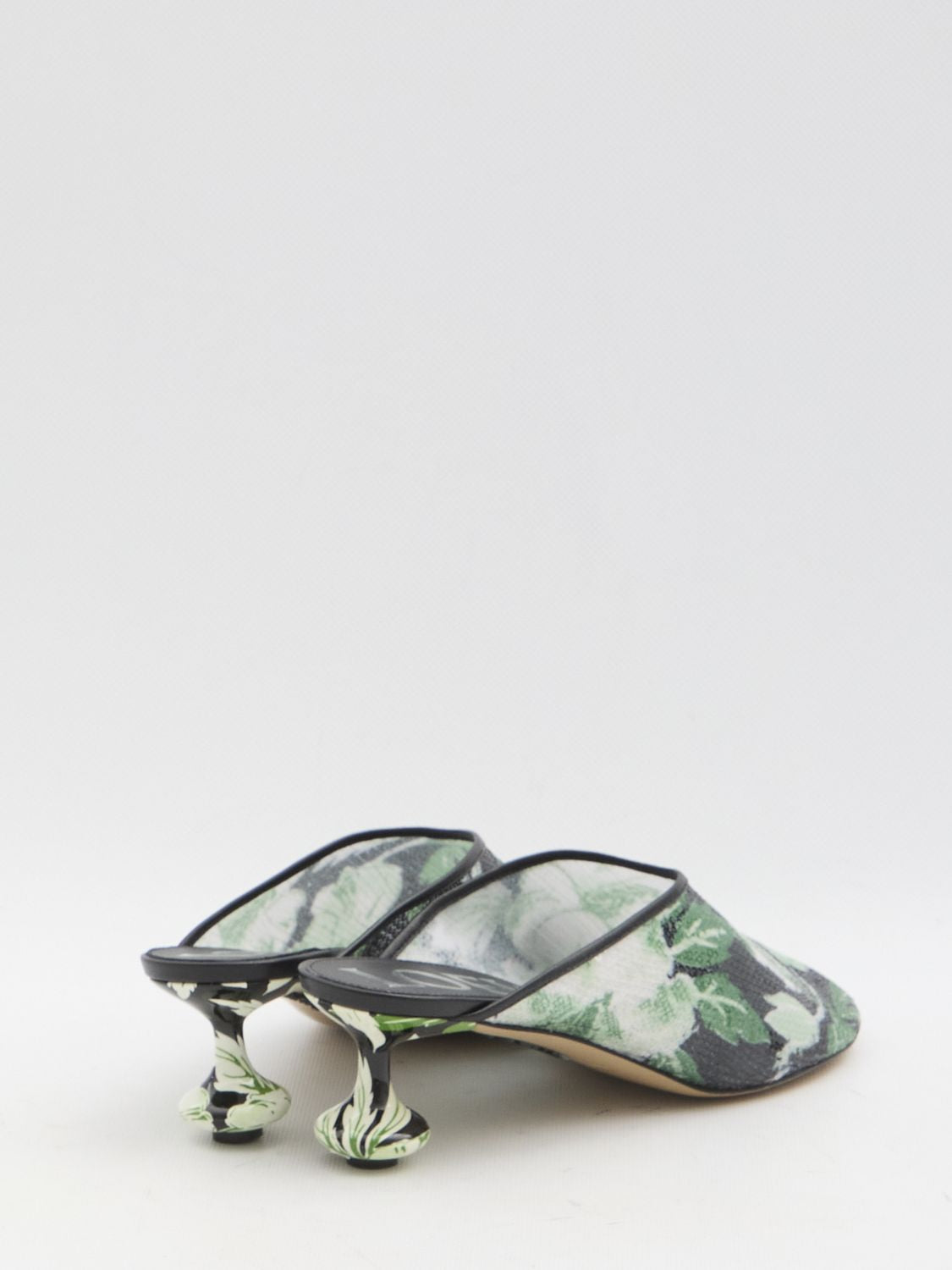 LOEWE Petal-Toe Sequin Flat with Dust Handbag - 4.5cm Heel