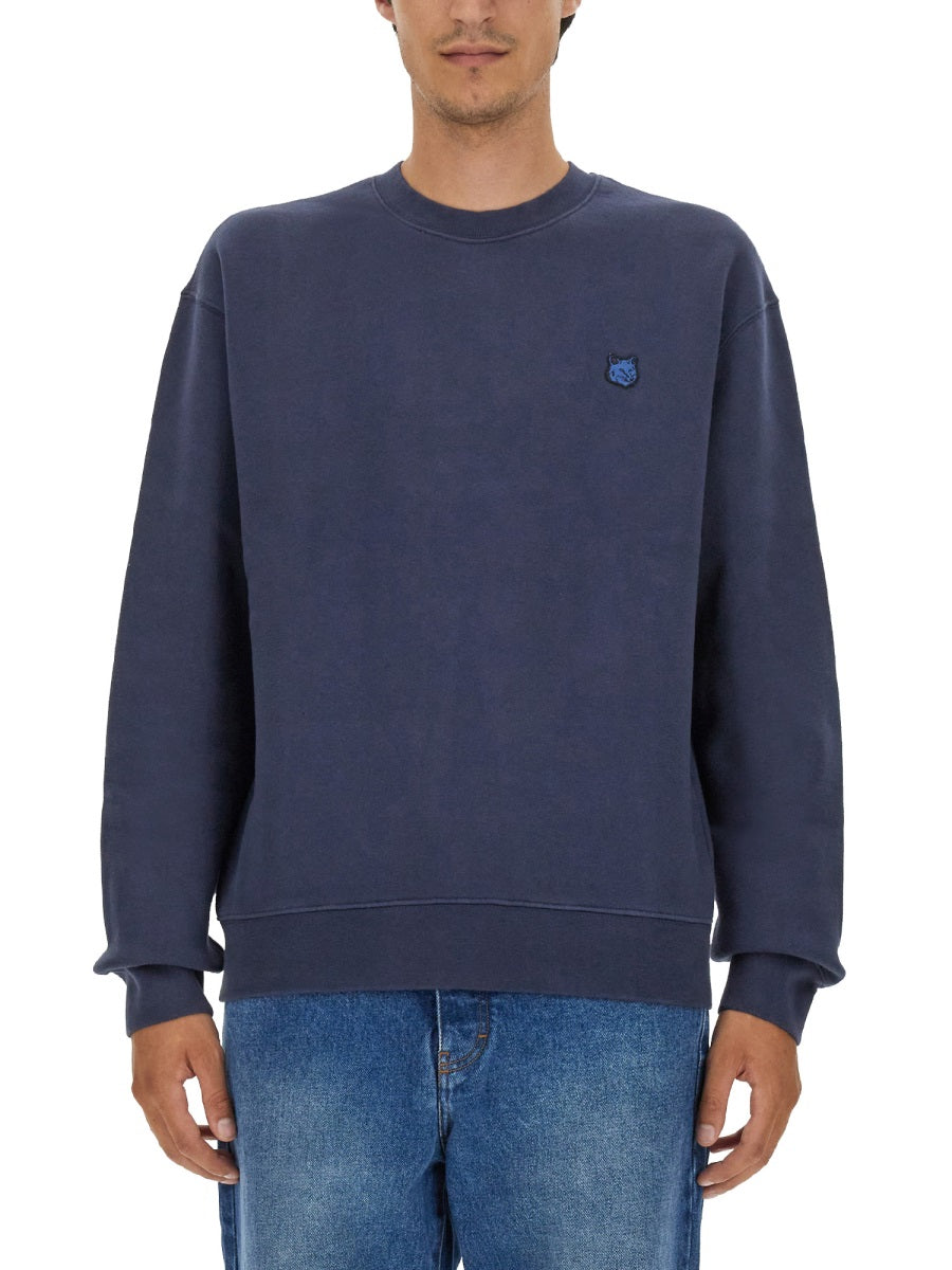 MAISON KITSUNÉ Comfort Fit Sweatshirt with Logo - Size L