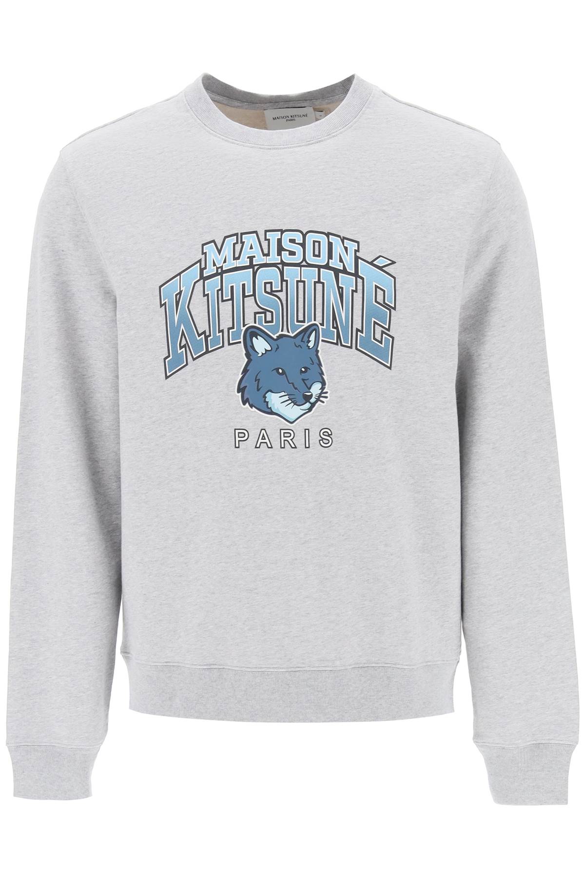 MAISON KITSUNÉ Campus Fox Printed Cotton Sweatshirt - Men’s