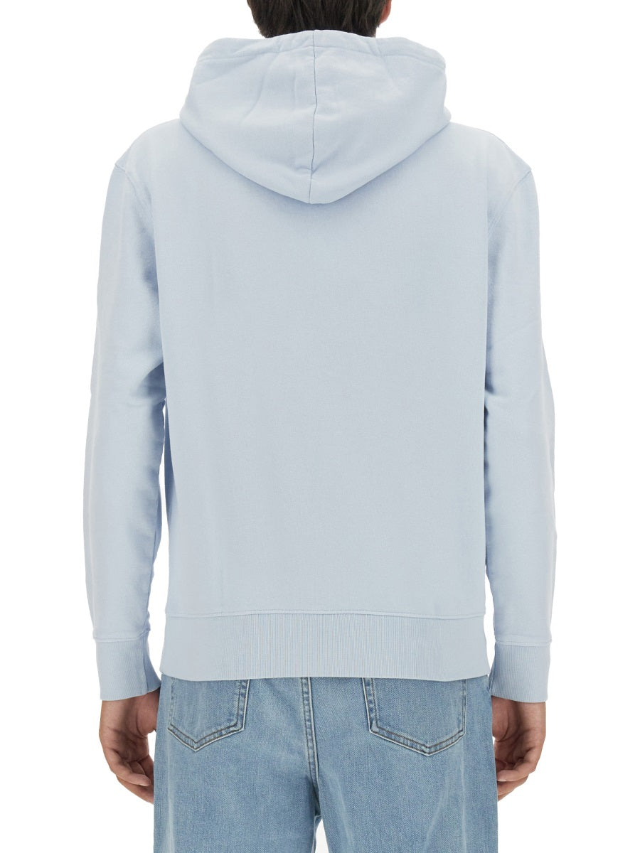 MAISON KITSUNÉ Logo Patch Regular Fit Sweatshirt - Size L