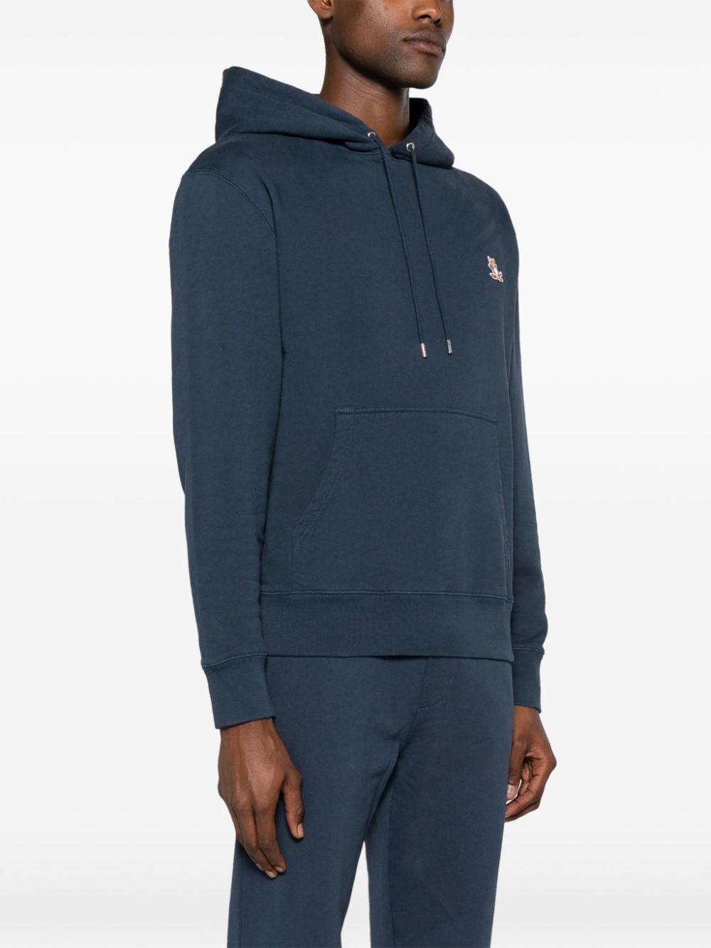 MAISON KITSUNÉ Chillax Patch Cotton Hoodie for Men