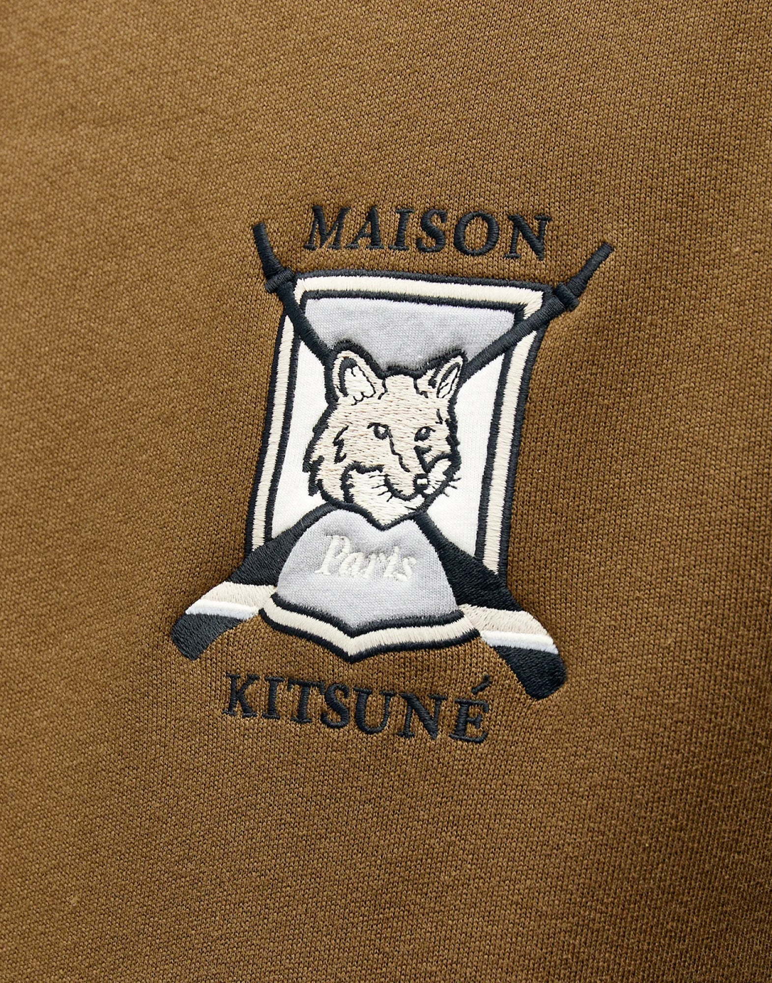 MAISON KITSUNÉ College Fox Logo Hoodie