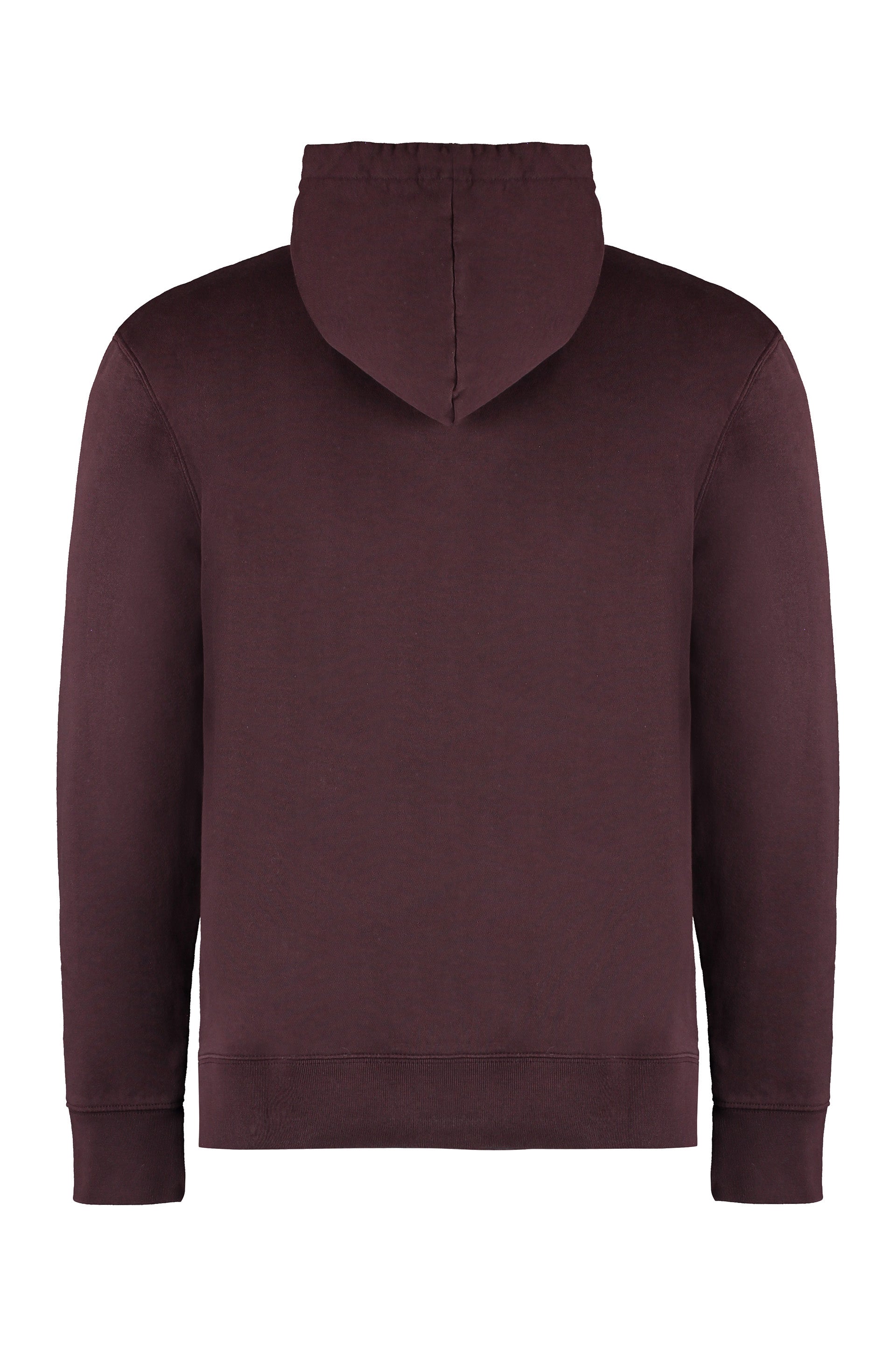 MAISON KITSUNÉ Men's Cotton Hoodie with Ribbed Edges