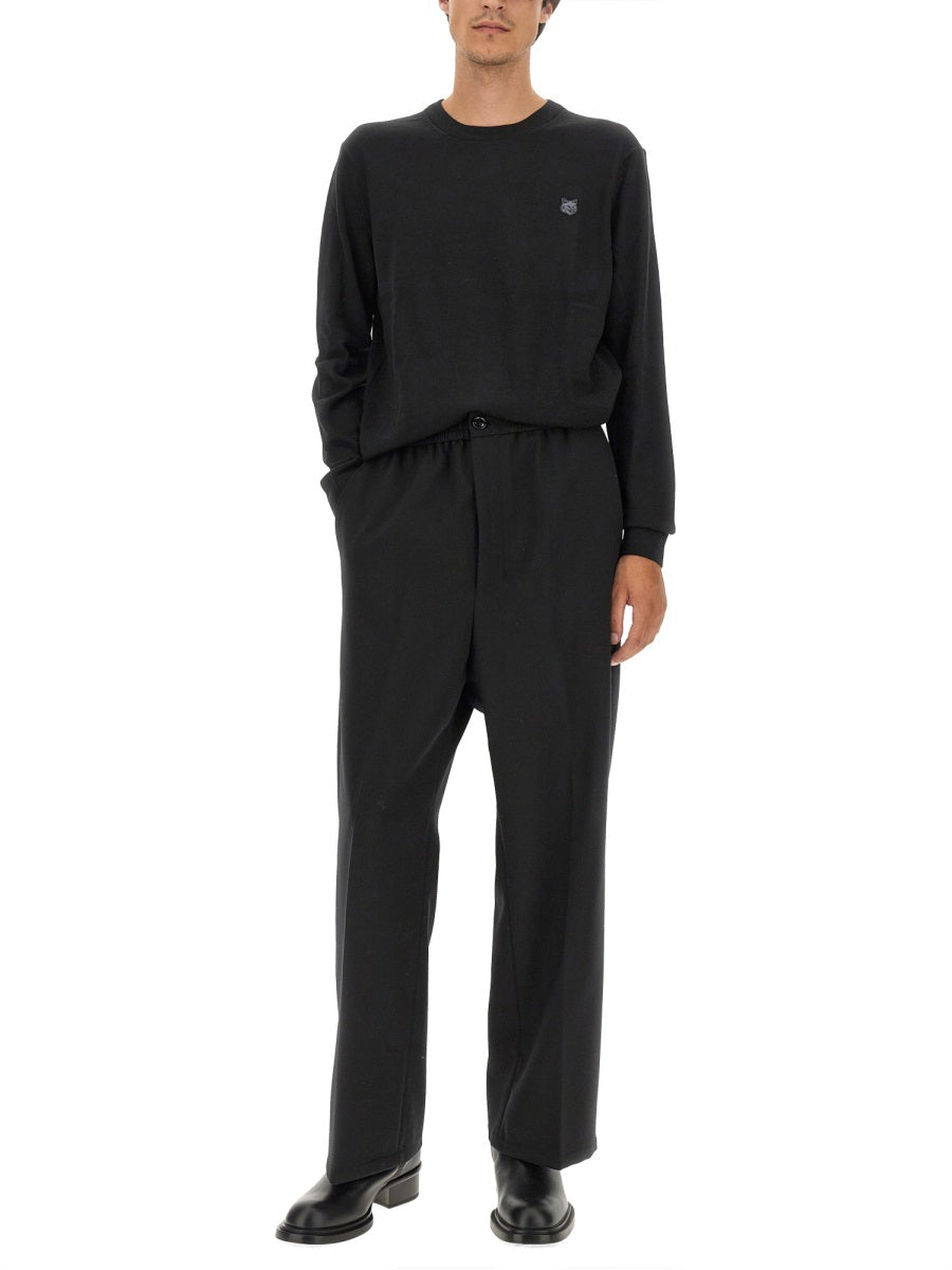 MAISON KITSUNÉ Classic Fox Patch T-Shirt - Regular Fit Size L