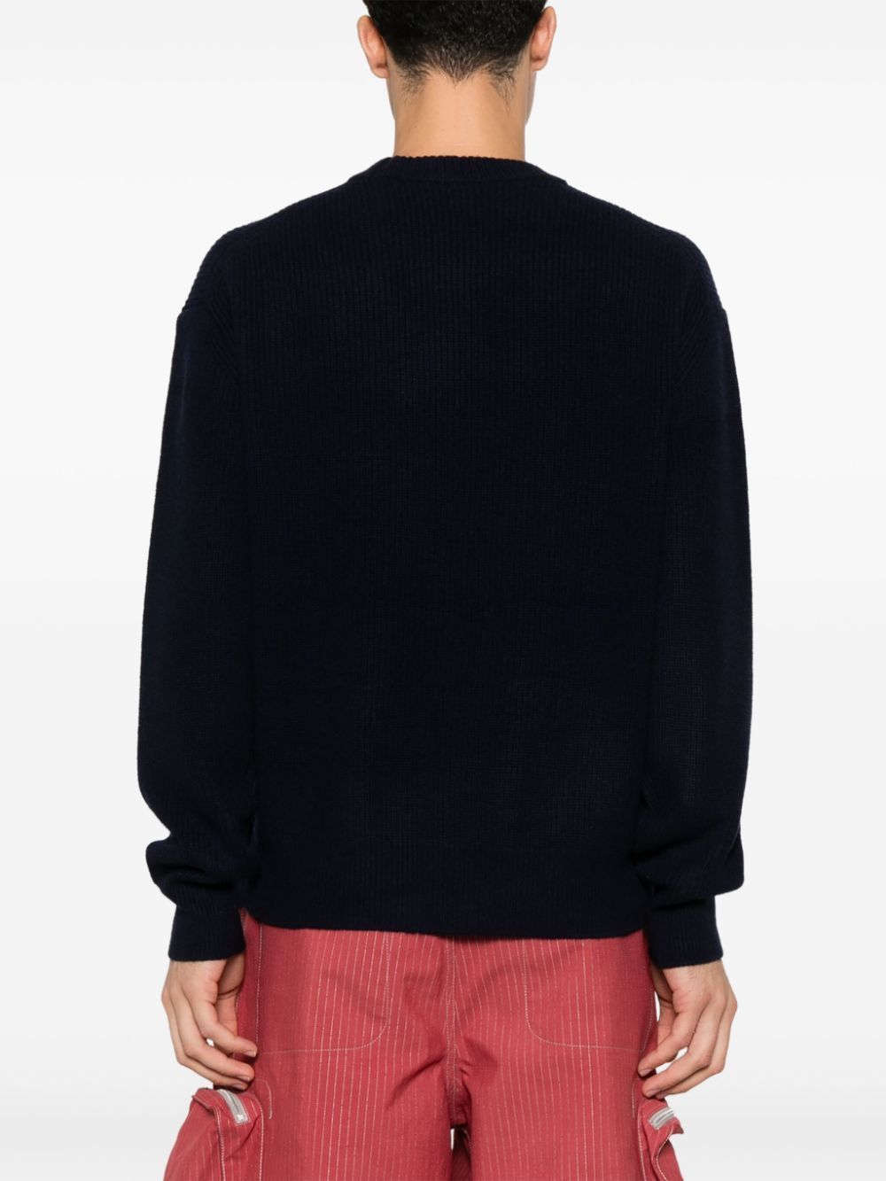 MAISON KITSUNÉ Bold Fox Head Patch Comfort Ribbed Jumper