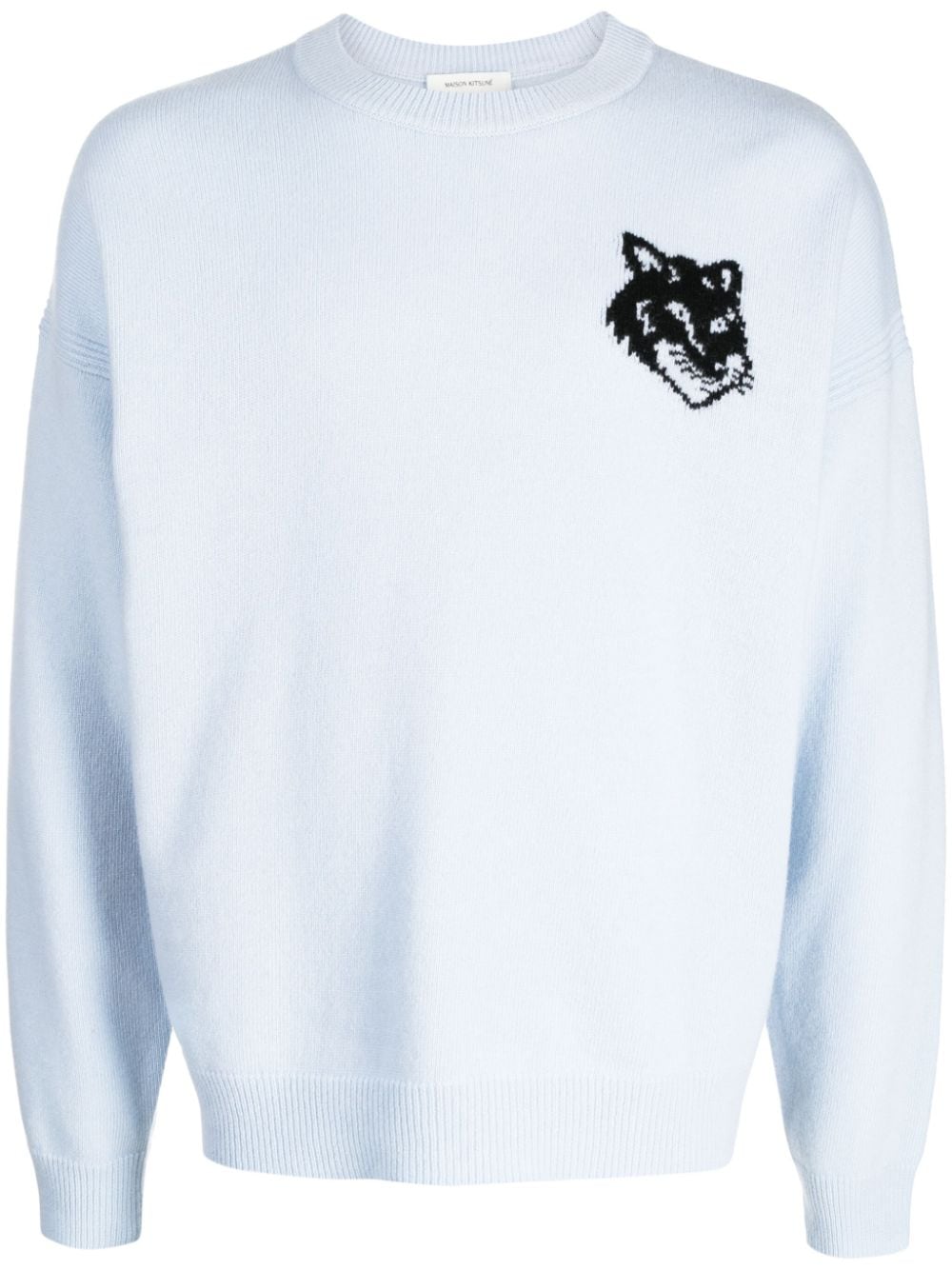 MAISON KITSUNÉ Fox Head Intarsia Comfort Jumper - Modern Fit