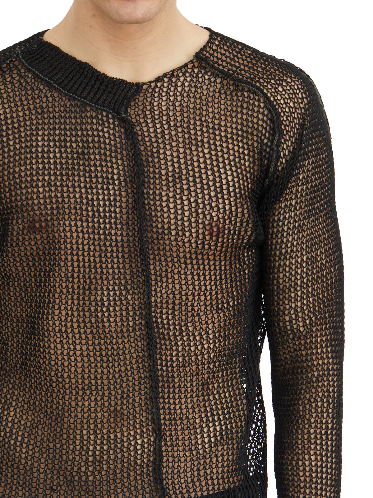 MASNADA Crew Neck Linen Sweater - Size M