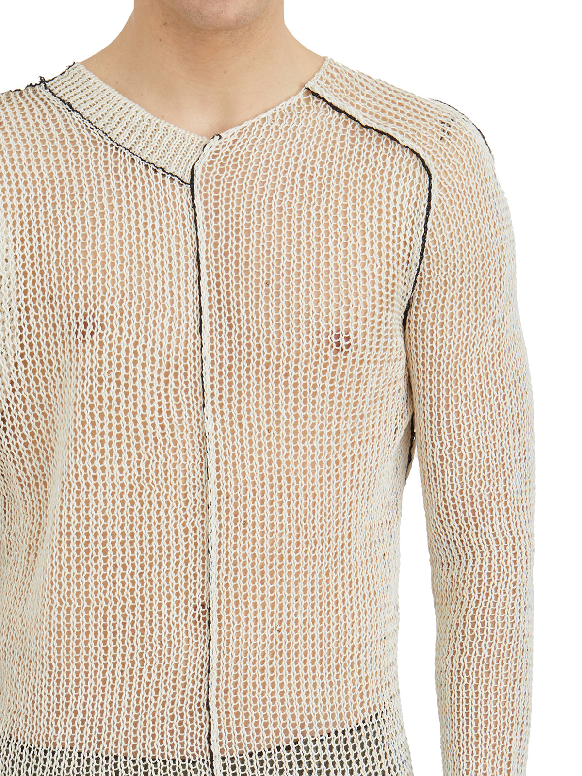 MASNADA Crew Neck Linen Sweater - Size M