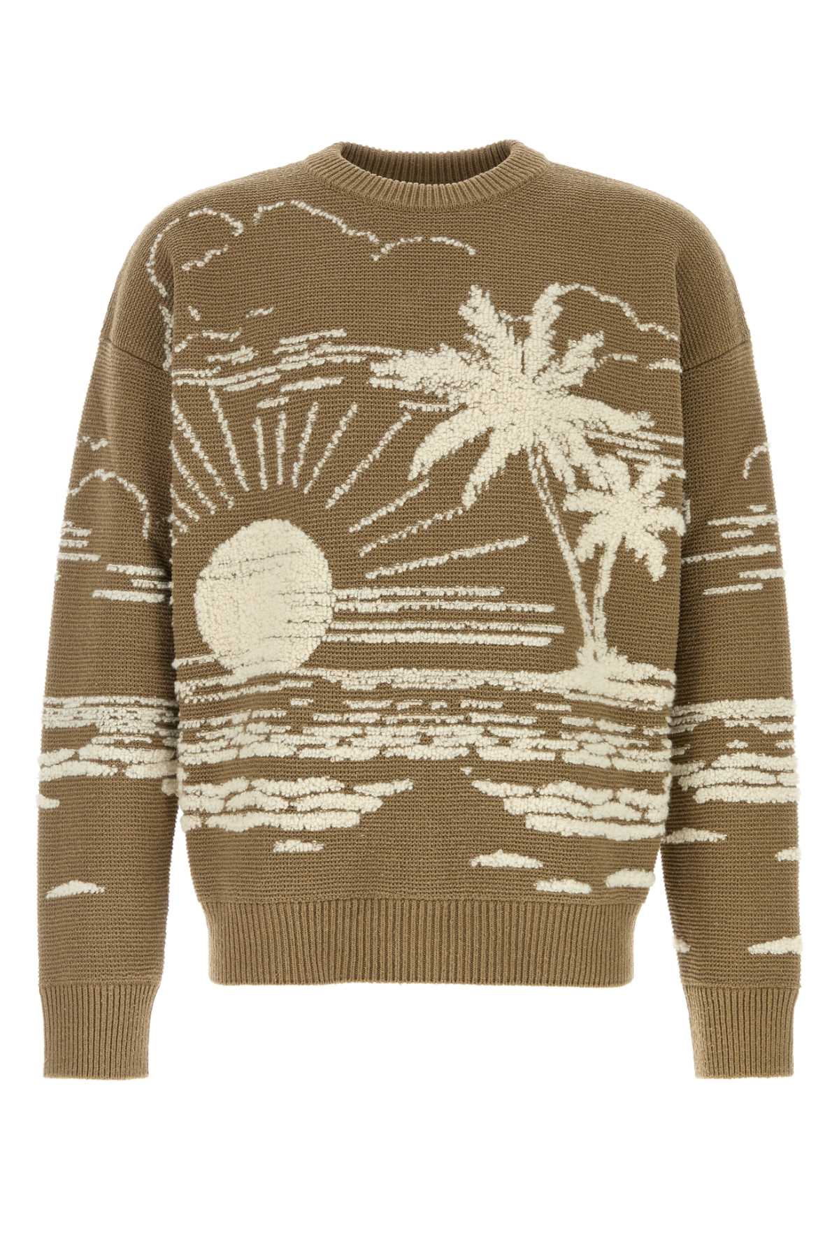ALANUI Embroidered Silk Blend Sweater for Men