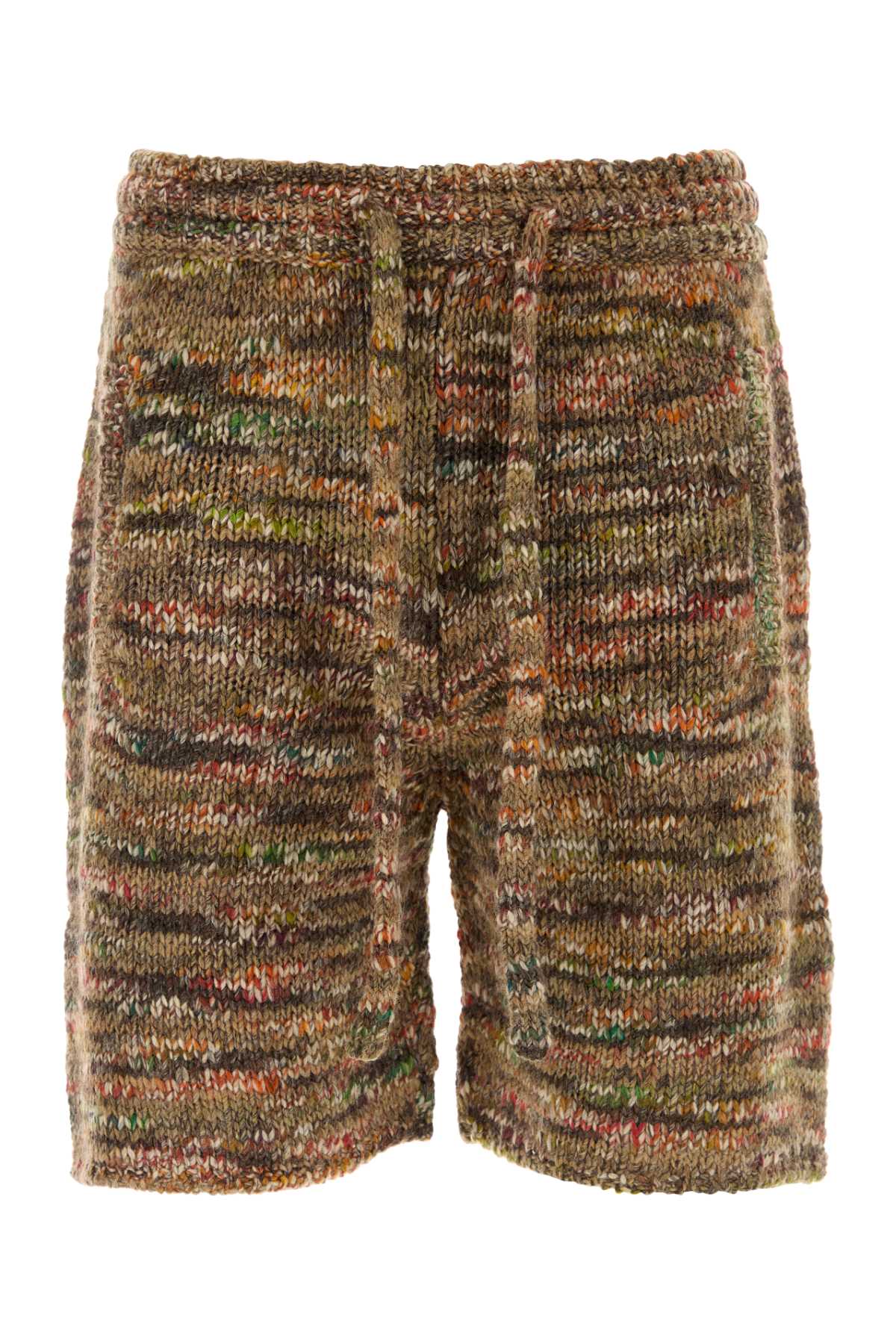 ALANUI Multicolor Wool Blend Grunge Beat Bermuda Shorts